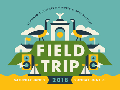 Field Trip 2018 festival goose music sailboat speaker