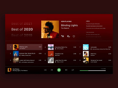 DailyUI 063 app appdesign dailyui dailyui063 design illustration logo music music player ui ux uxui web