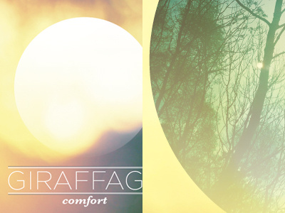 Giraffage - Comfort Album Artwork II album art corealis design giraffage image music typography