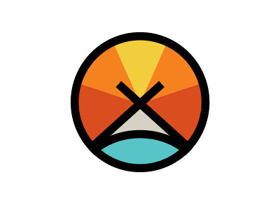 Grand Canyon Campgrounds Logo Concept arizona camping grand canyon identity logo