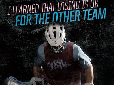Champion Lacrosse Poster