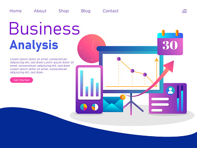 Business Analysis Landing Page