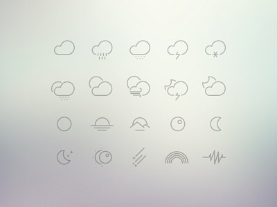 61 Weather Icons Collection | Free collection download free freebie icons kit set ui weather