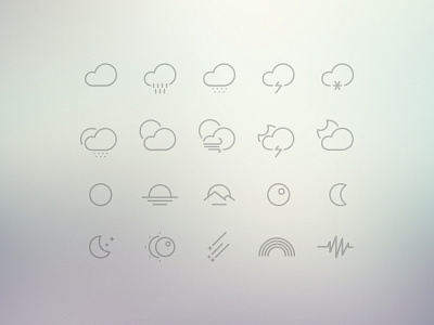 61 Weather Icons Collection | Free