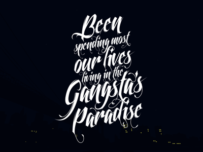 Gangsta's Paradise | Free Wallpaper classic gangsta gangster hiphop landscape live manhattan music paradise rap song wallpaper