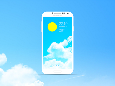 Up in the Air Lockscreen android collection developer download flat free icons lockscreen minimalistic mobile set ui