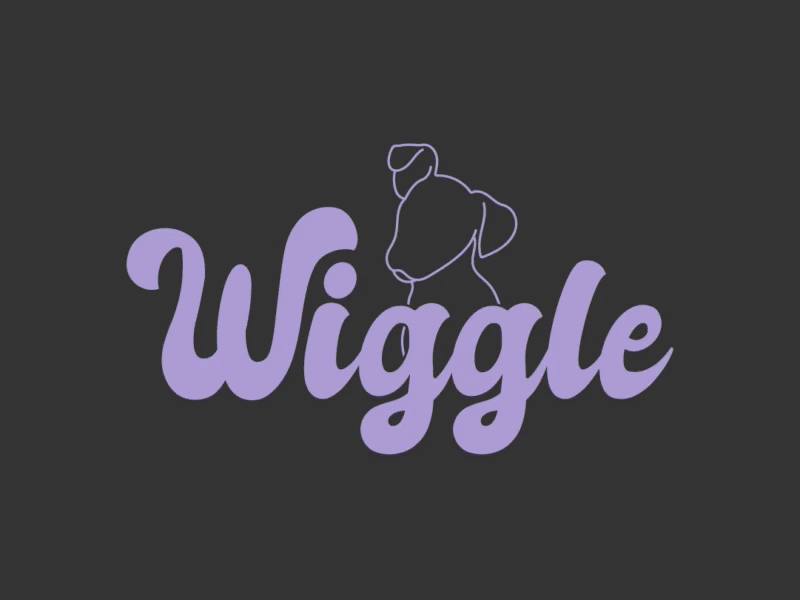 Wiggle - A dog walking company - Visual Identity backgrounds brand design brand identity branding design illustration logo vector visual identity