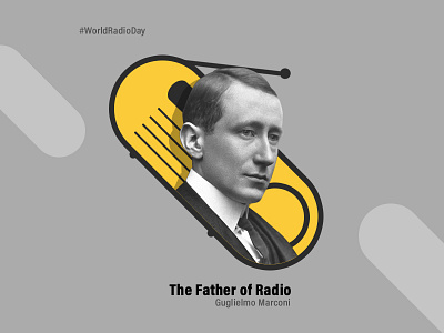 World radio day design creative day design illustration post radio social media