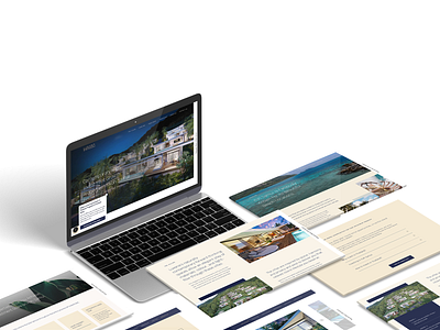 Website for tropical residences in Thailand art direction art director design ui ux webdesign website