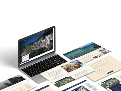 Website for tropical residences in Thailand