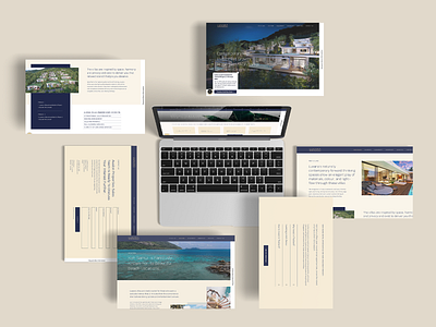 Website for tropical residences in Thailand art direction art director design ui ux webdesign website