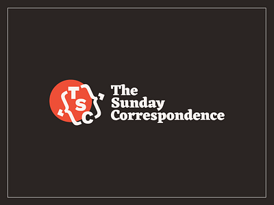 The Sunday Correspondence Wordmark branding logo podcast post meridiana