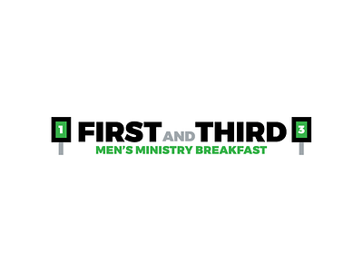 GTW006 - First and Third Logo branding breakfast church gateway graphics layout mens ministry nazarene tennessee typography