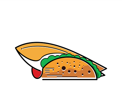 surfboard sandwich branding design icon illustration logo vector