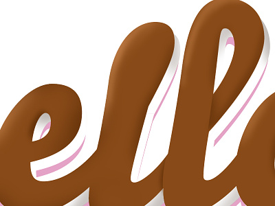 Chocolate Typography