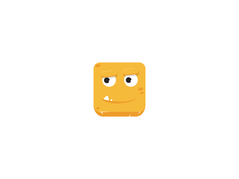 Monstaaaah! animation appicon cute dailyui expressions gif hipster ios monster motion