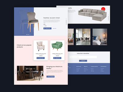 Furniture Landing page Redesign