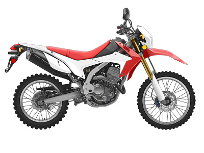 Honda CRF250L Motorcycle Vector