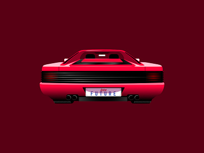 Ferrari Testarossa - Vector