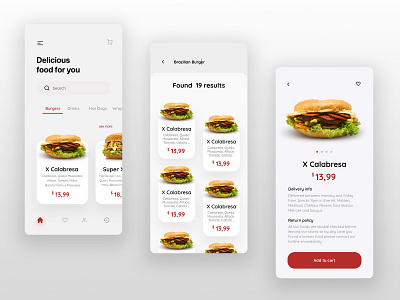 Burger Mobile App app brazil food food app graphic design interface mobile ui
