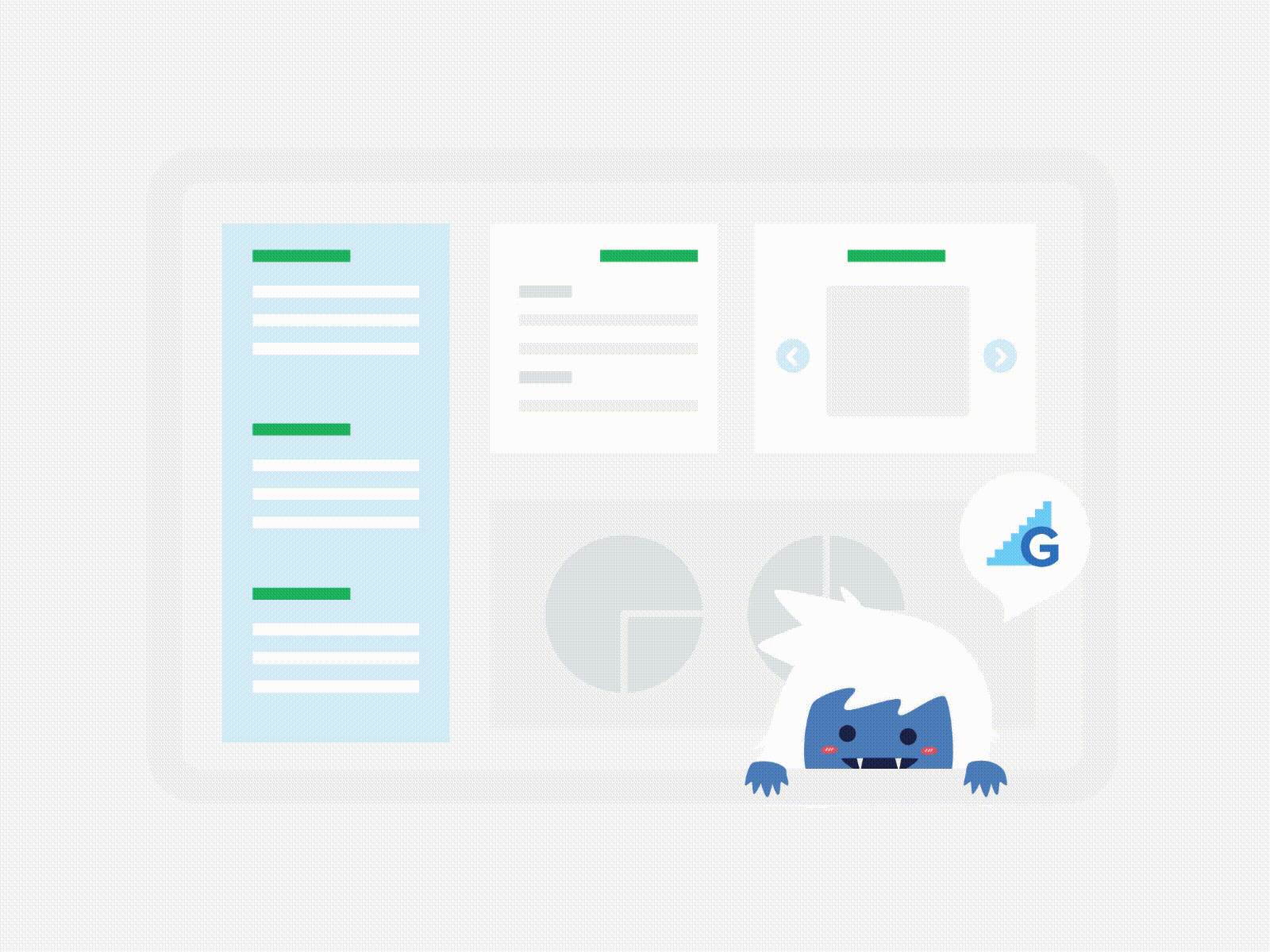 Gradecraft illustration ai education education website gameful learning illustration onboarding yeti