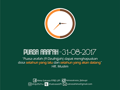 Puasa Arafah art design vector visual