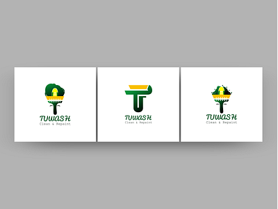 Logo Tuwash art branding design logo vector visual