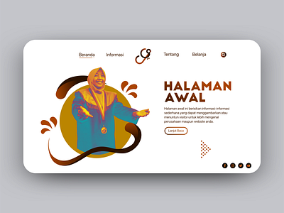 Landing - Web Design Store Yaliyad art design flat illustration minimal ui vector visual web website