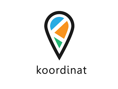 Koordinat Remake flat logo