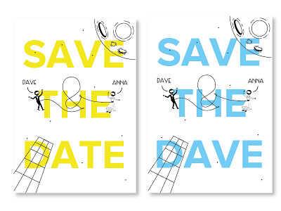 Save the date or Save the Dave? cards greeting save the date wedding
