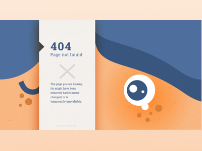 Daily UI - 404 page