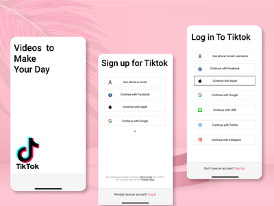 TikTok - iOs App UI