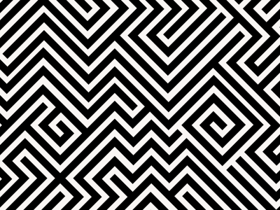 Maze Pattern black and white maze patter pattern design