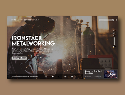 Ironstack Metalworking gimp inkscape webdesig welding