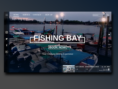 Fishingbay Web Landing Page inkscape