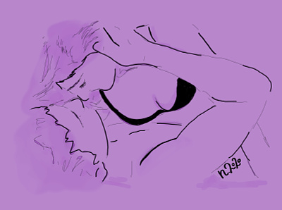 Something in illustration kiss love sketch