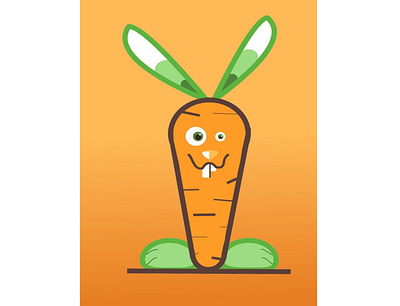 Rabbit carrot carrot illustration rabbit