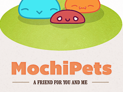 MochiPets draft anime cute virtual pet web app