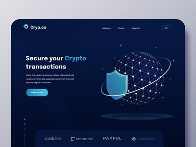 Cryp.co Landing Page