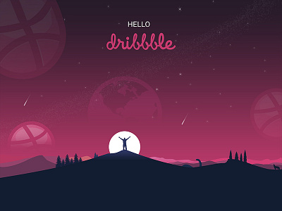 First Shot dribbble first shot first shot hllo dribbble my first short