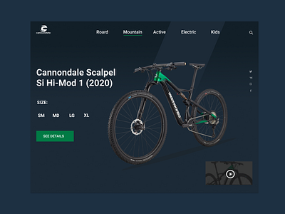 Cannondale Scalpel Si Hi-Mod 1 bicycle bike brand design green mountain