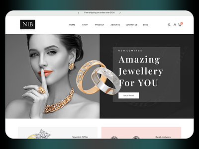 Jewelry Web design