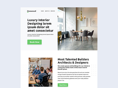 Interior design company ui ux uidesign webdesign website