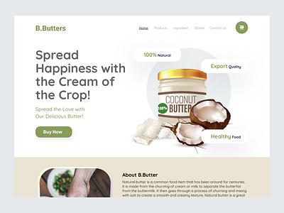 B butter online cart design ui ux web