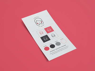 Flier branding illustration minimal minimalist logo