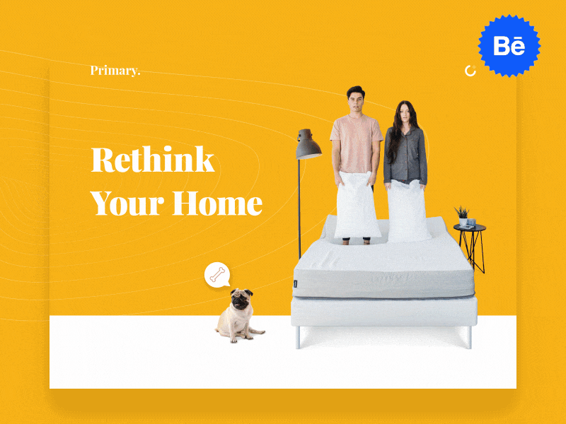 Primary Smart Bedding Case Study animation behance case study e commerce promo ui ux website