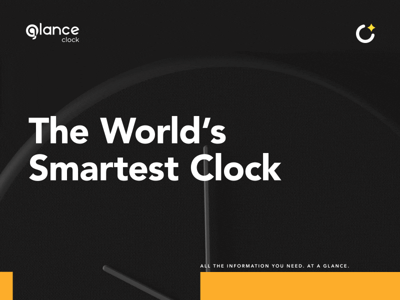 Glance Clock Case Study android animation case study clock gadget halolab interaction ios mobileapp promo smart ui ux