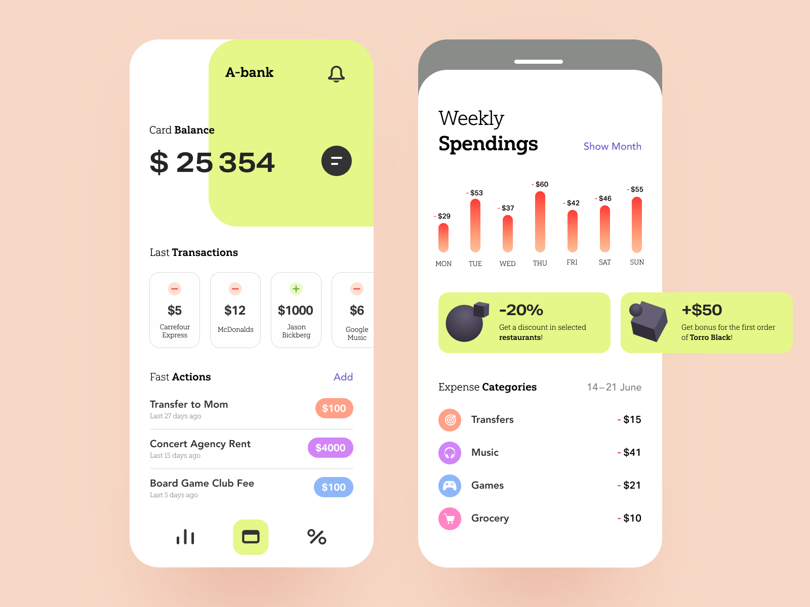 Mobile Design Inspiration: A roundup by Arman Rokni, Cao Hao and more