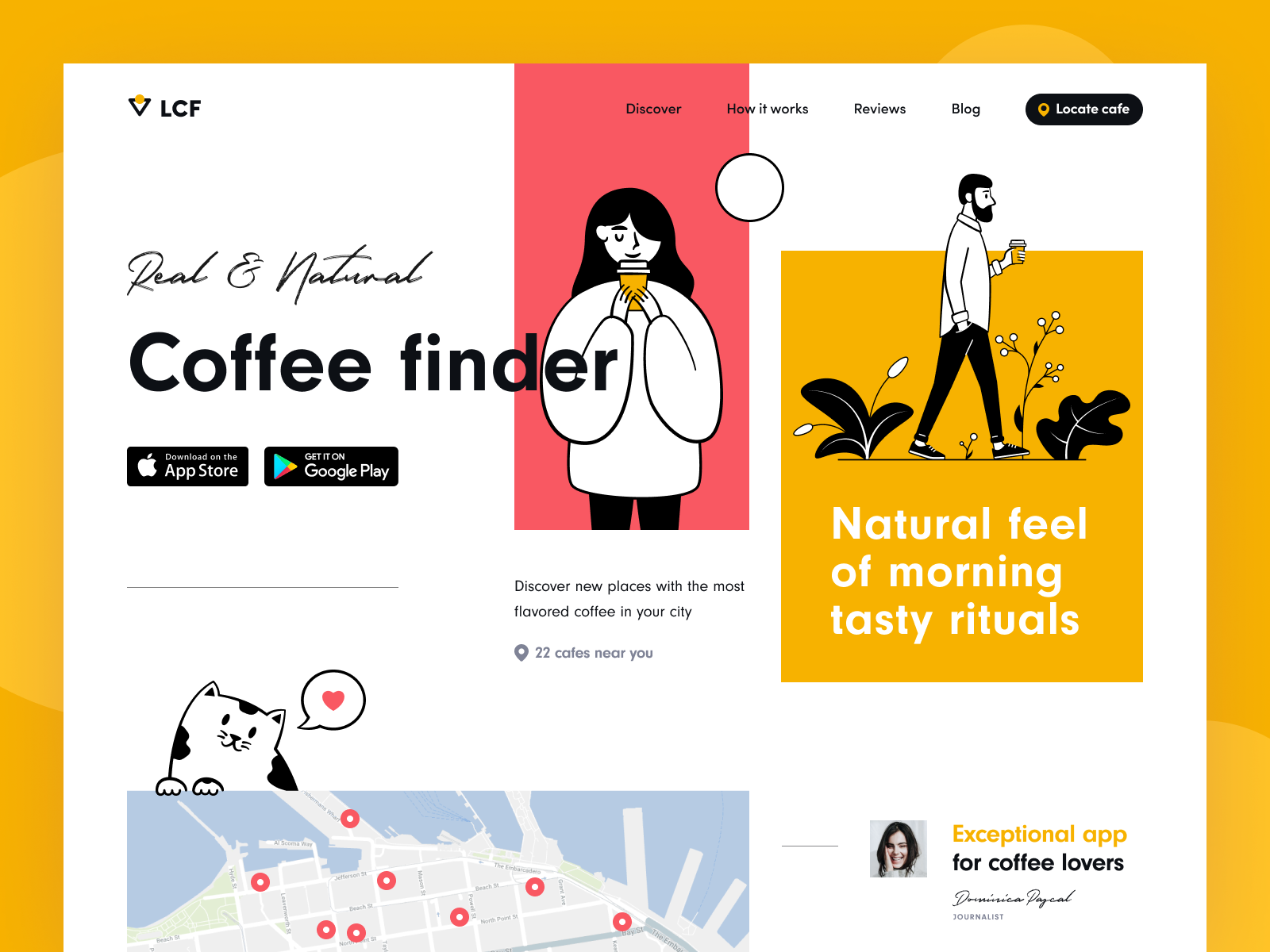 Local Coffee Finder  by HALO LAB on Dribbble