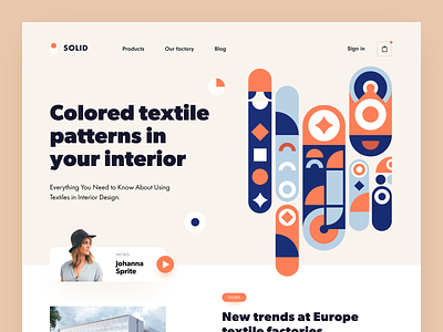 Solid Textile Website